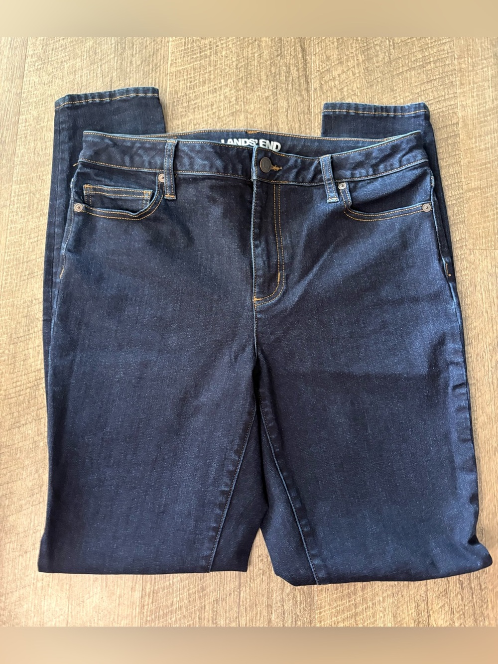Lands’ End Mid Rise Skinny Jean